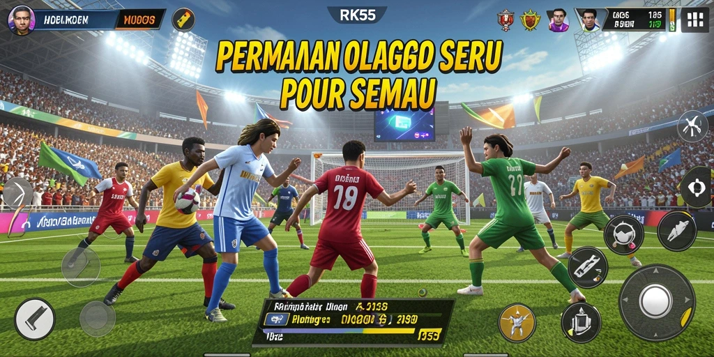 Tampilan gameplay RK55 yang menegangkan dan penuh aksi.