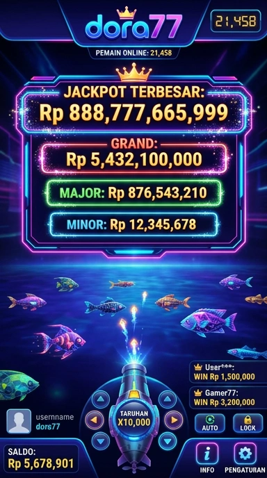 Tampilan utama dora77 dengan berbagai pilihan aplikasi.